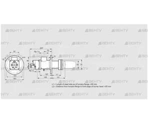 BIC 50HB-400/435-(37)D (84030150) Газовая горелка Kromschroder