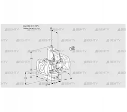 VAD2E40F/40F05D-25VWR/PP/PP (88102174) Газовый клапан с регулятором давления Kromschroder