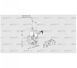 VAS115R/NW (88005961) Газовый клапан Kromschroder