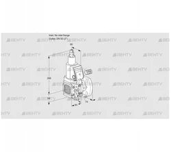 VAS3-/50F/LQSR (88012805) Газовый клапан Kromschroder