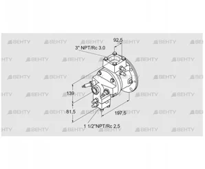 TJ28.0150-A1AMATNC6E6VAB0 (85401138) Газовая горелка Kromschroder