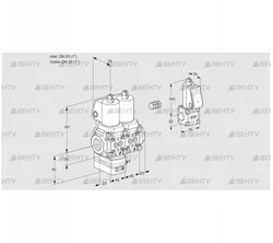 VCD1E25R/25R05D-100NWSL/PPBS/PPPP (88104429) Регулятор давления Kromschroder