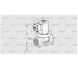 VGP 20R01Q5 (85295703) Запорный газовый клапан Kromschroder