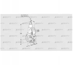 VAS350R/LYGR (88017873) Газовый клапан Kromschroder