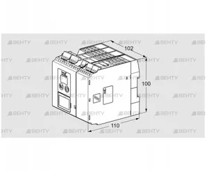 FCU500WC1F0H1K2-E (88621569) Автомат безопасности агрегатов Kromschroder