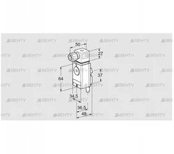 DG 17/110VC4-6WG (84448936) Датчик-реле давления газа Kromschroder