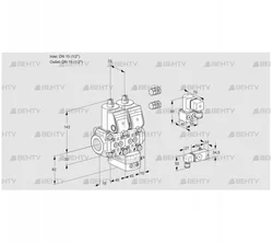 VCG1E15R/15R05NGEWR3/2-PP/PPBY (88103182) Клапан с регулятором соотношения Kromschroder