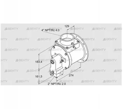 TJ28.0300-A1AHATND2E8XSB3 (85401248) Газовая горелка Kromschroder