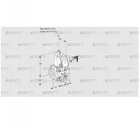 VAS115R/NW (88008846) Газовый клапан Kromschroder