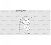 IBA100/65Z05/20-60W3E (88301179) Дроссельная заслонка Kromschroder