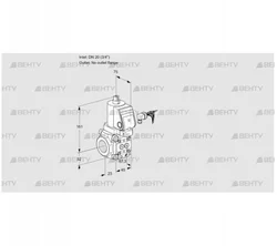 VAS120/-R/NWGR (88021688) Газовый клапан Kromschroder