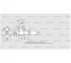 BIC 140HM-0/335-(52)E (84099862) Газовая горелка Kromschroder