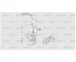 VAS350/-R/NKGR (88029160) Газовый клапан Kromschroder