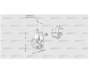 VAS125R/NW (88015969) Газовый клапан Kromschroder