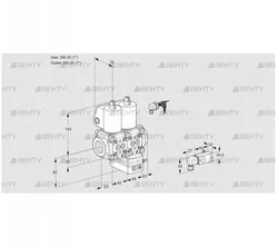 VCG1E25R/25R05NGKWL/MMPP/2--2 (88100560) Клапан с регулятором соотношения Kromschroder