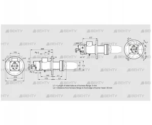 BIC 80HBL-0/35-(34)F (84032113) Газовая горелка Kromschroder