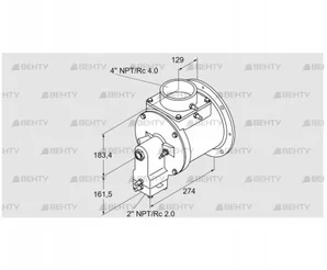 TJ28.0300-C4AMBHND2XXXAB0 (85401145) Газовая горелка Kromschroder