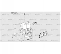 VCG3E50R/50R05NGKQL/MMPP/2--2 (88103771) Клапан с регулятором соотношения Kromschroder