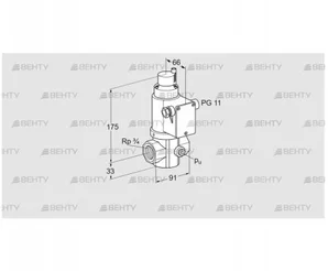 VG 20R02LT31DM (85206140) Запорный газовый клапан Kromschroder