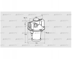 GIK 20R02-5LB (03155126) Регулятор соотношения газ/воздух Kromschroder