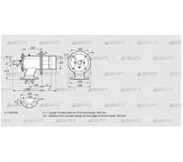 ZIO 165KB-350/335-(25)D (84246146) Газовая горелка Kromschroder