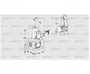 VAS665F05NWE/B-/PP (88204986) Газовый клапан Kromschroder