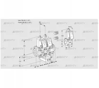 VCH2E40R/40R05NHEVWR3/PPPP/PPBS (88103605) Клапан с регулятором расхода Kromschroder