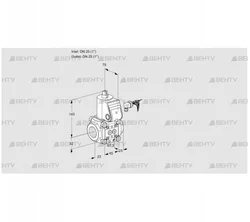 VAS125R/NQ (88001270) Газовый клапан Kromschroder