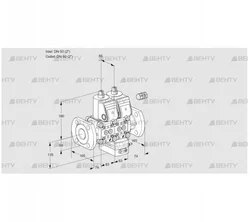 VCG3E50F/50F05NGKWR/PPPP/PPPP (88104605) Клапан с регулятором соотношения Kromschroder