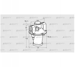 GIK 15R02-5 (03155170) Регулятор соотношения газ/воздух Kromschroder