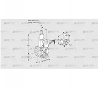 VAS115R/LW (88029166) Газовый клапан Kromschroder