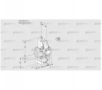 VAD1E25R/15R05D-100VWR/PP/PP (88102058) Газовый клапан с регулятором давления Kromschroder