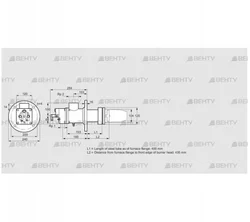 BIC 100RB-400/435-(109)E (84033259) Газовая горелка Kromschroder