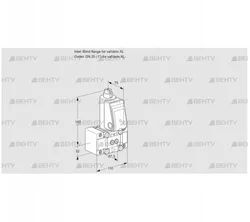 VAS1TW0/W25N/NQ (88005481) Газовый клапан Kromschroder