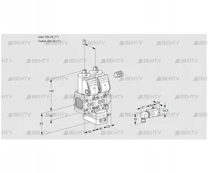 VCD1E25R/25R05FND-50WR/3-PP/PPPP (88103377) Регулятор давления Kromschroder