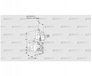 VAS350/-F/NQSR (88013015) Газовый клапан Kromschroder