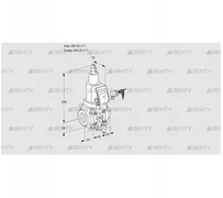 VAS125R/LQGR (88015461) Газовый клапан Kromschroder