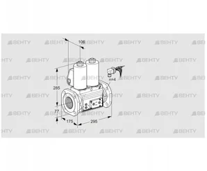 VCS665F05NNWLE/PPPP/PPPP (88207872) Сдвоенный газовый клапан Kromschroder