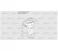 IBA80/50Z05/20-60W3E (88301847) Дроссельная заслонка Kromschroder