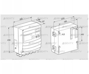 BCU460W2P1C0D0000K1E1-/LM400WF0O0E1- (88680234) Блок управления горением Kromschroder