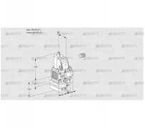 VAG2E50R/50R05FGEVWR/PP/PP (88102311) Газовый клапан с регулятором соотношения Kromschroder