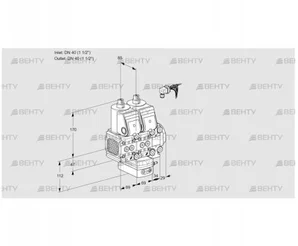 VCG2E40R/40R05FNGEVWR3/PPPP/PPPP (88105913) Клапан с регулятором соотношения Kromschroder