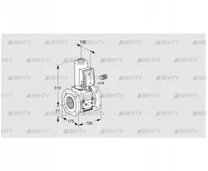 VAS665F05NWSR3E/PP/PP (88207693) Газовый клапан Kromschroder