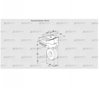 IBG40Z05/20-15W3E (88303387) Дроссельная заслонка Kromschroder