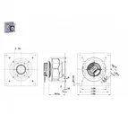Центробежный вентилятор ebmpapst K3G280PR04I2