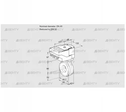 IBG40/32W05/40A2AR10 (88302284) Дроссельная заслонка Kromschroder