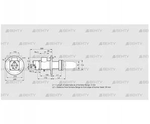 BIC 80HD-0/35-(51)E (84032211) Газовая горелка Kromschroder