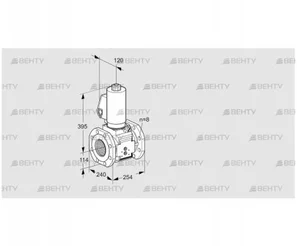 VAS9T125A05NAGLB/PP/PP (88206836) Газовый клапан Kromschroder