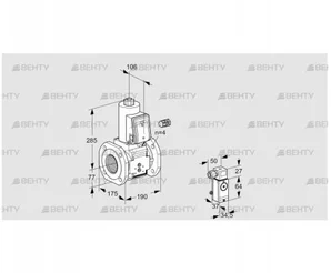 VAS665F05NW3E/P2/PP (88203417) Газовый клапан Kromschroder