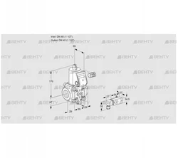 VAS240R/NK (88003583) Газовый клапан Kromschroder